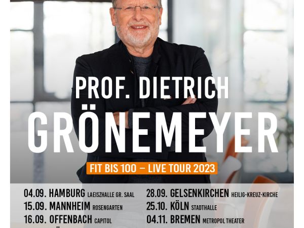 Bild zu ACHTUNG, TERMINVERSCHIEBUNG! Prof. Dietrich Grönemeyer: 