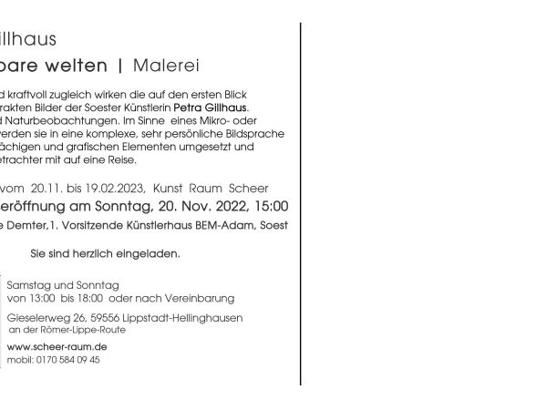 Mischtechnik ohne Titel, 40 x 120 cm &copy; Petra Gillhaus