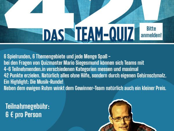 Bild zu Das Team-Quiz 42! &copy; ©Kulturhaus Alter Schlachthof ©Mario Siegesmund