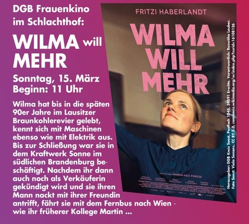 Bild zu Wilma will mehr &copy; 