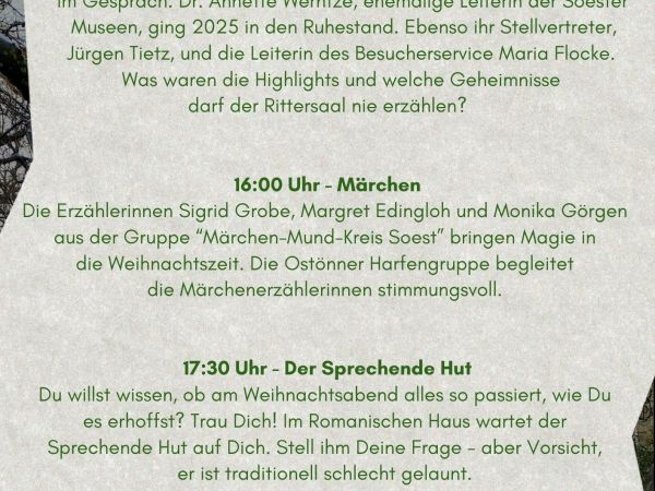 Bild zu Der Burghof weihnachtet und sagt DANKE