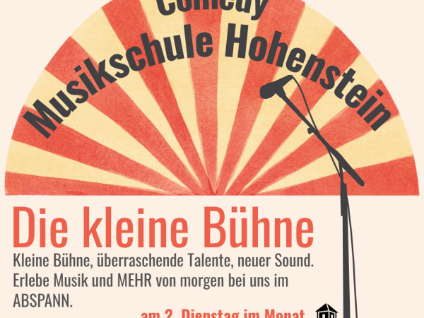 Bild zu Die kleine Bühne im ABSPANN: Musikschule Hohenstein Comedy